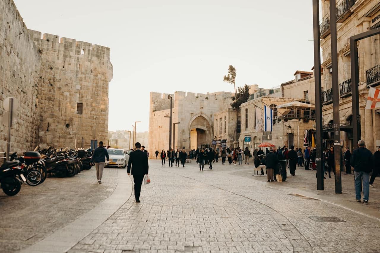 Stone street in Jerusalem's Old City